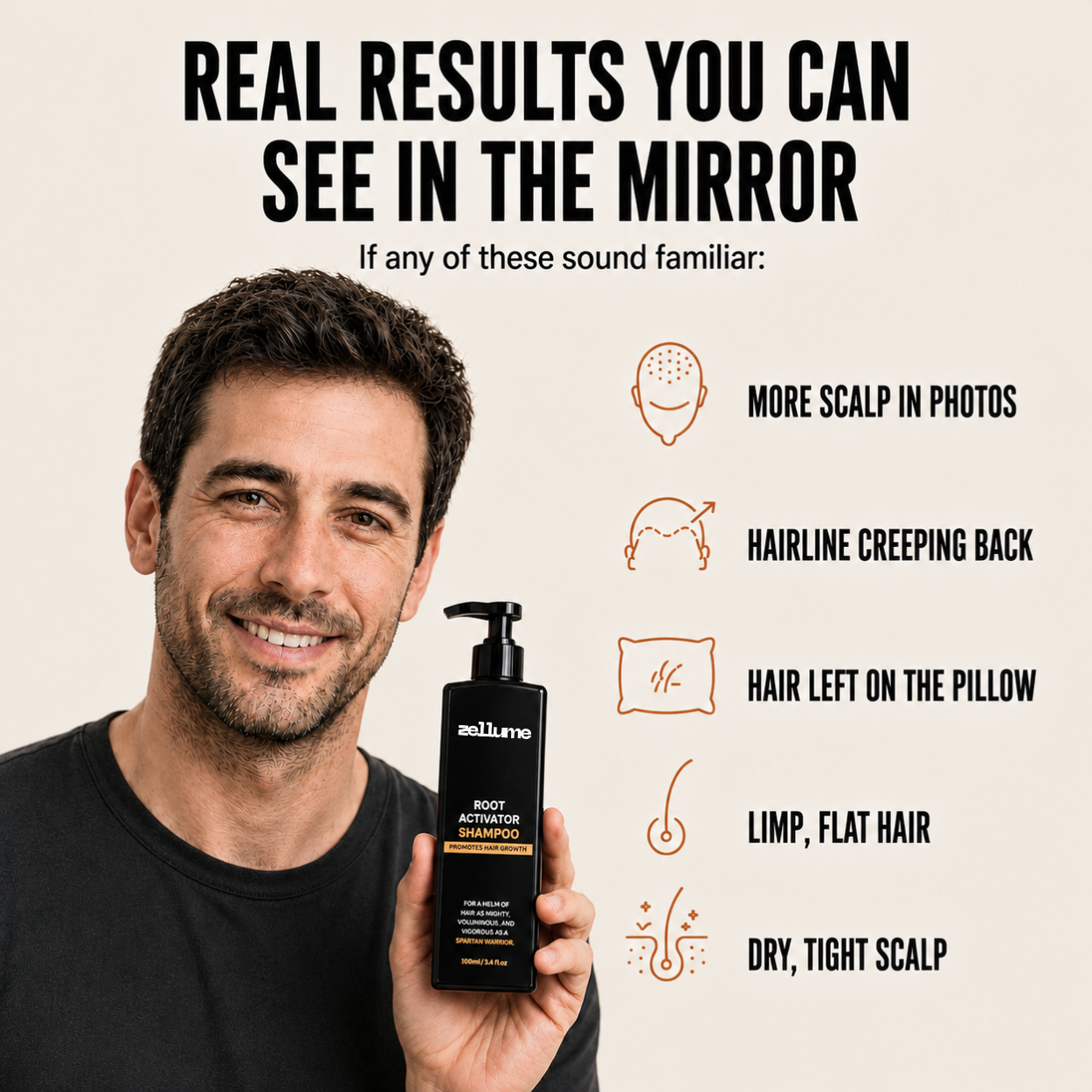 Thicker, Fuller-Looking Hair in 2 Minutes a Day With Root Activator Shampoo
