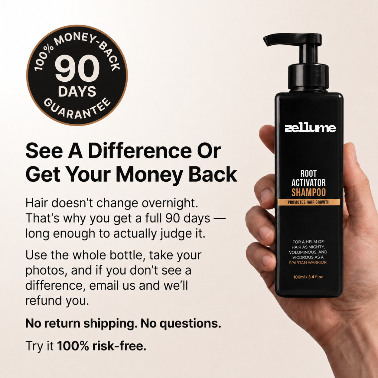 Thicker, Fuller-Looking Hair in 2 Minutes a Day With Root Activator Shampoo