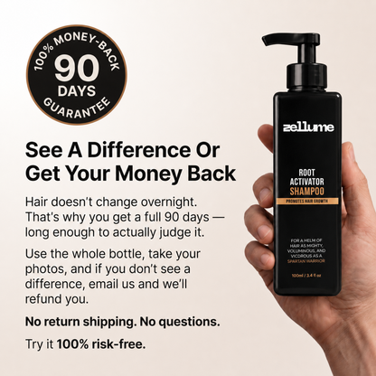 Thicker, Fuller-Looking Hair in 2 Minutes a Day With Root Activator Shampoo