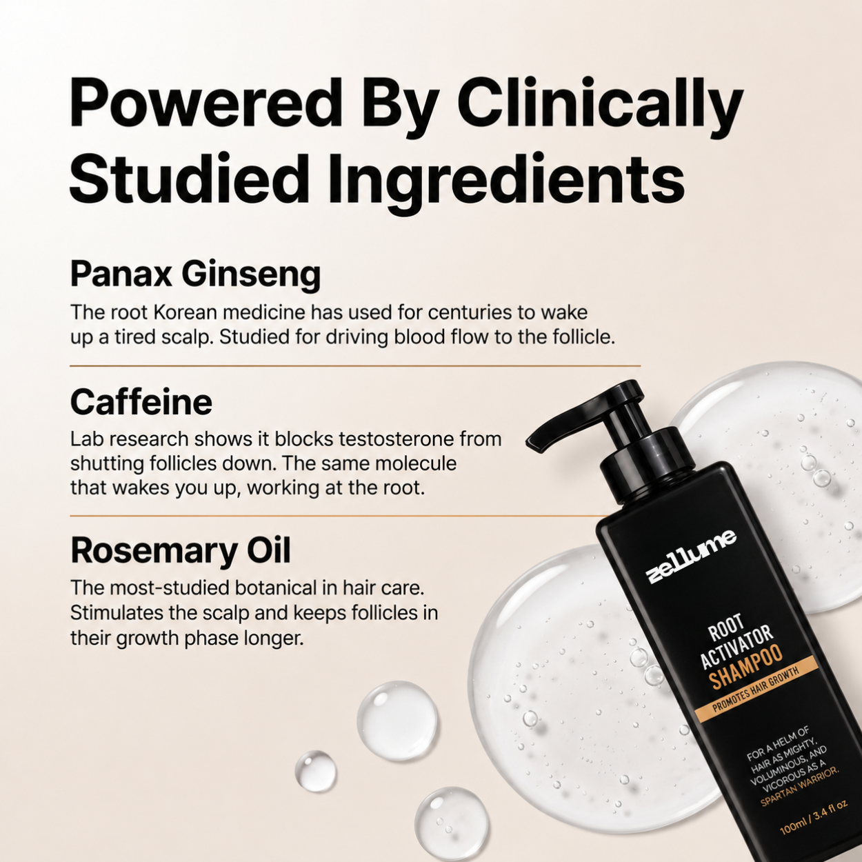 Thicker, Fuller-Looking Hair in 2 Minutes a Day With Root Activator Shampoo