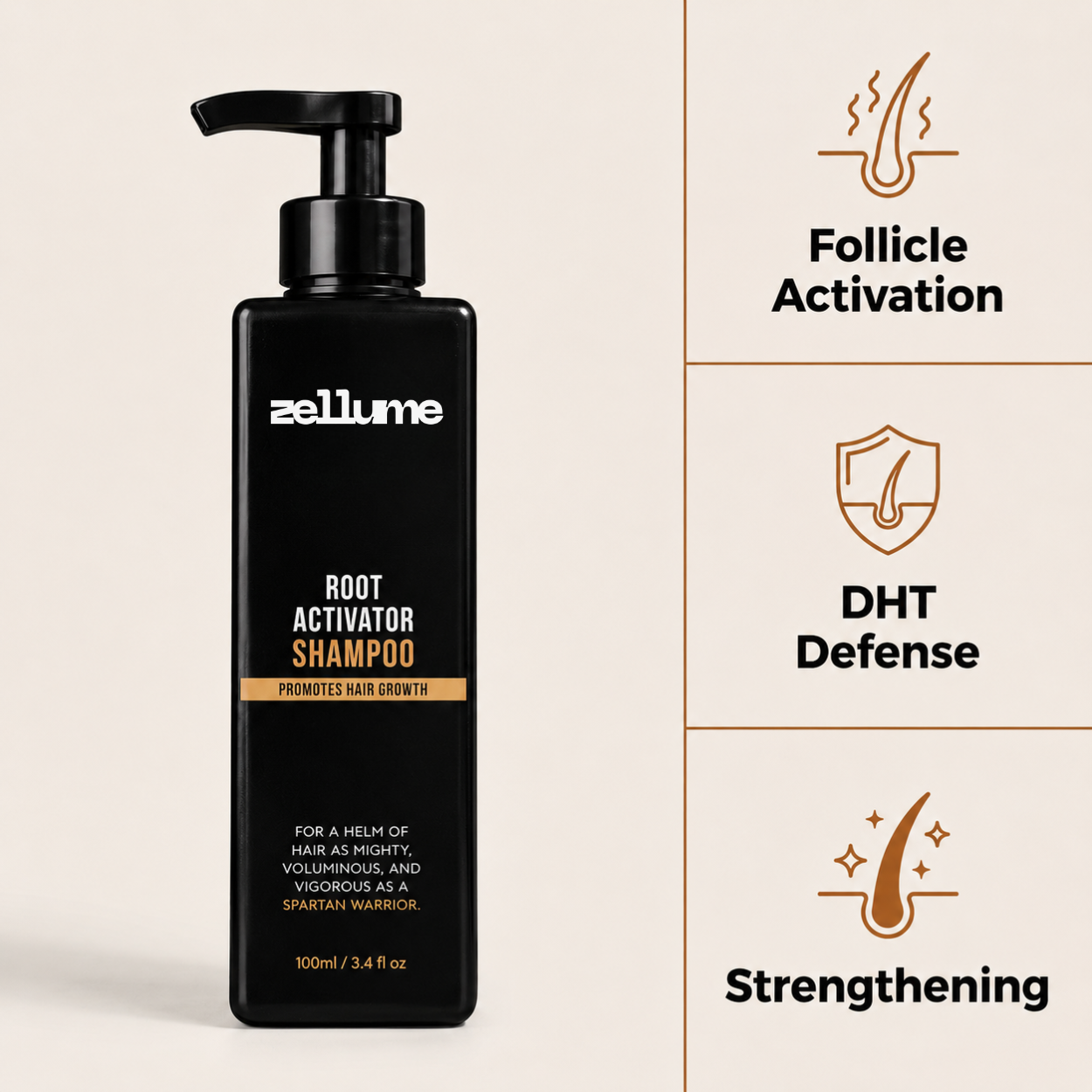 Thicker, Fuller-Looking Hair in 2 Minutes a Day With Root Activator Shampoo