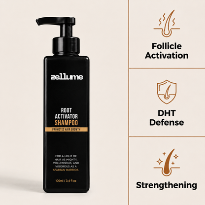 Thicker, Fuller-Looking Hair in 2 Minutes a Day With Root Activator Shampoo